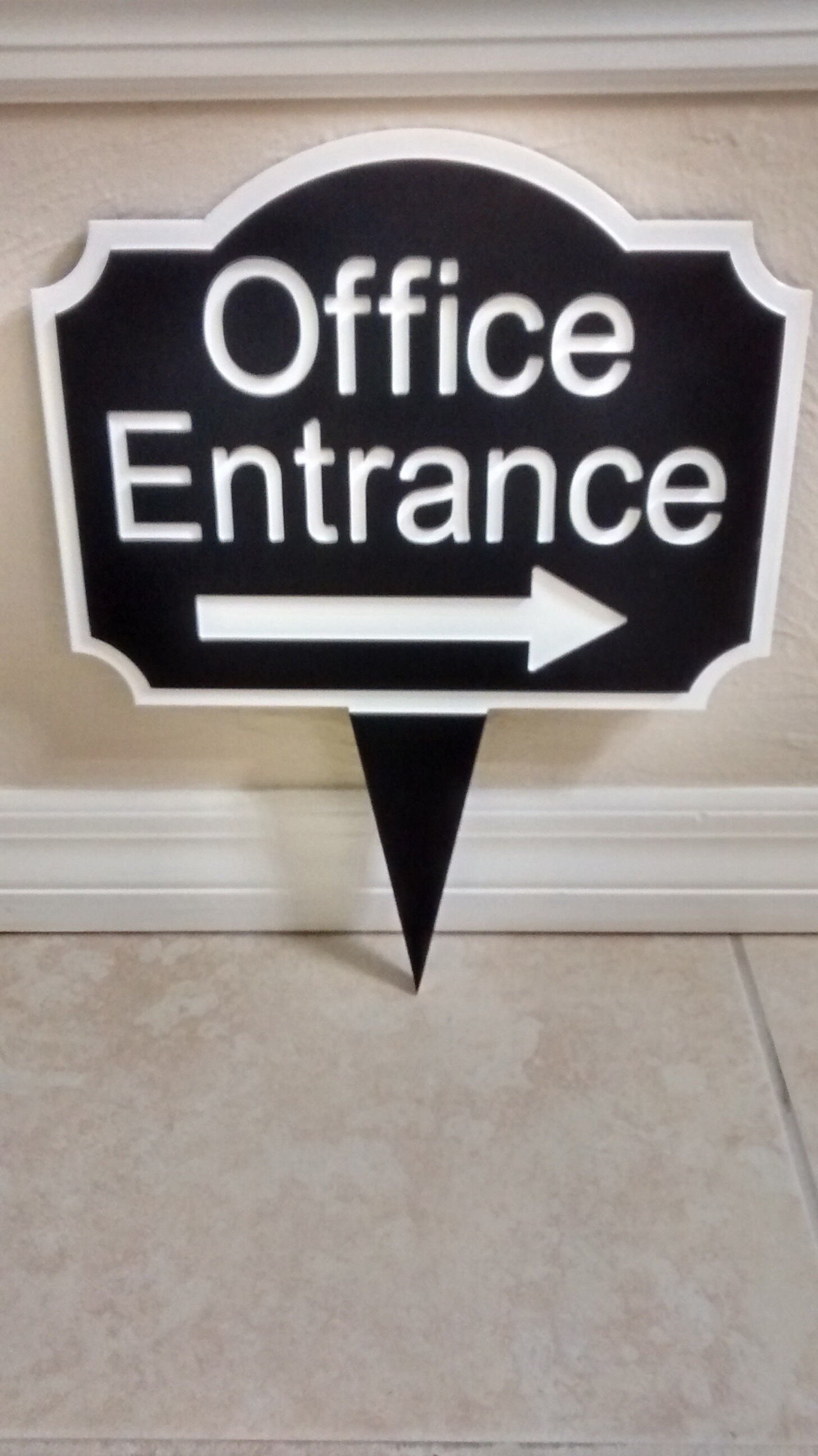 Entrance Sign, Shop Sign, Business Sign, Signs With Arrows, Office ...