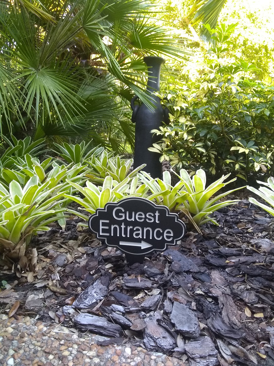 Guest Entrance Sign, Suite Guest Quarters, Airbnb Guest Room