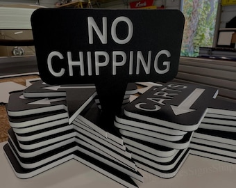 Letreros para campos de golf, negocios de letreros para exteriores, letreros resistentes a la intemperie, letreros para carritos de golf, carritos con flecha, letreros de mantenimiento, herramientas de golf, letreros