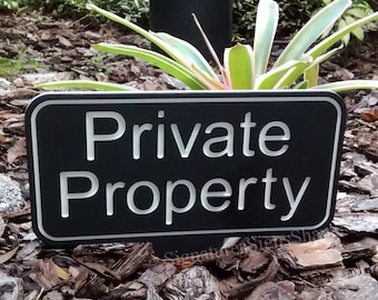 Propiedad privada, señal de propiedad privada, prohibido el paso a propiedad privada, señal de prohibido el paso a propiedad privada, señal de patio de propiedad privada