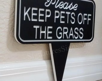 Por favor, mantenga a las mascotas fuera del césped, señal de excrementos de perro, señal de limpiar los excrementos de su perro, mantenga a los perros fuera del césped, señal de perro, señal de no excrementos de perro, excrementos de mascotas
