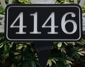 Números de casa, Números de dirección, Letrero de número de dirección, Letrero de número de casa, Letrero de dirección para casa, Letrero grabado, Letrero personalizado, Placa de casa