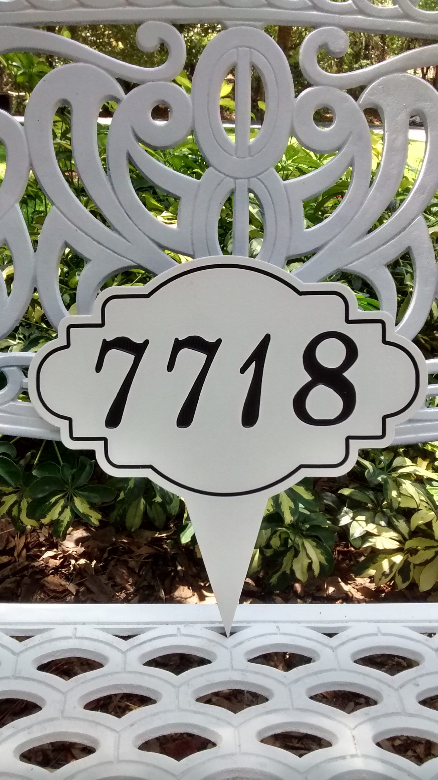 Numbers for House Horizontal House Number Horizontal House Etsy