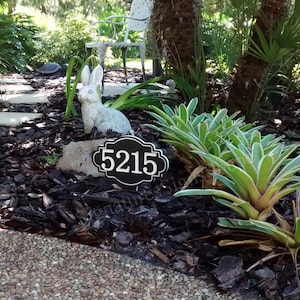 Address Sign for Yard, Address Sign, House Number Sign, House Numbers, House Number Sign Stake, House Number Plaque