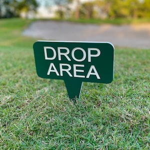 Golf Course Signs, Outdoor Sign Business, Weatherproof signs, Golf Course Carts Sign, Carts with Arrow, Maintenance Sign, Golf Tools, Signs