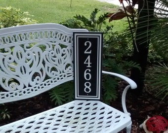 Números de casa, números de dirección, letreros de dirección, letreros de número de casa, letreros de dirección para casa, letreros grabados, letreros personalizados, placas para casa