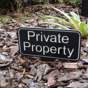Private Property, Private Property Sign, Private Property No Trespassing, Private Property No Trespassing Sign, Private Property Yard Sign image 5