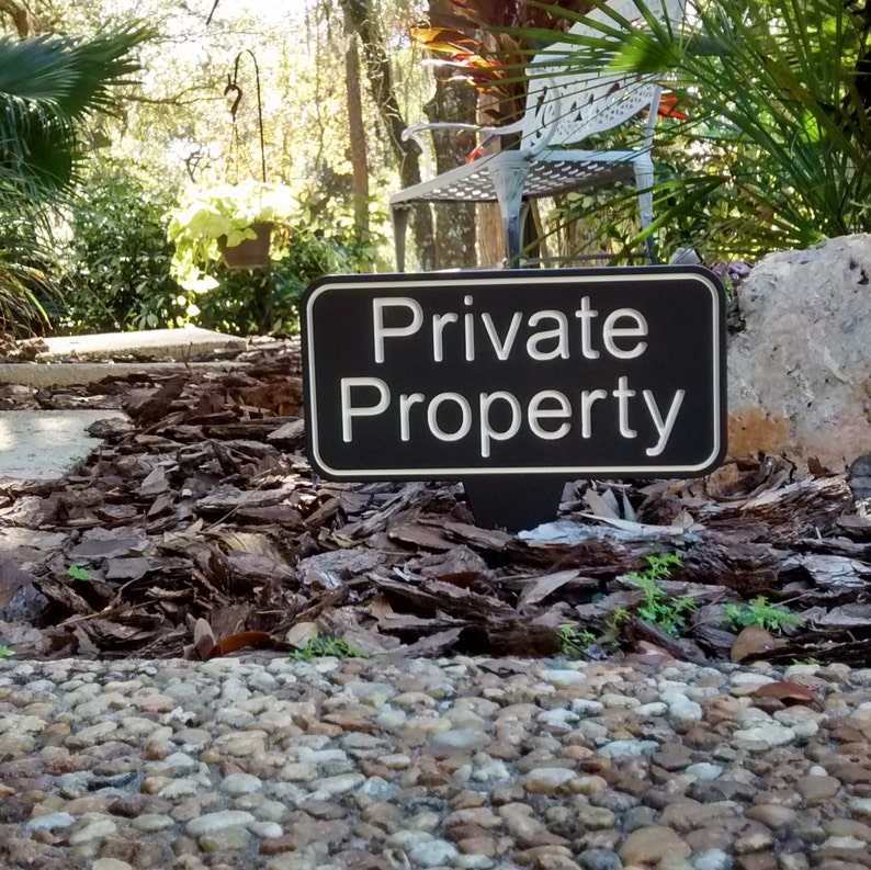 Private Property, Private Property Sign, Private Property No Trespassing, Private Property No Trespassing Sign, Private Property Yard Sign image 8