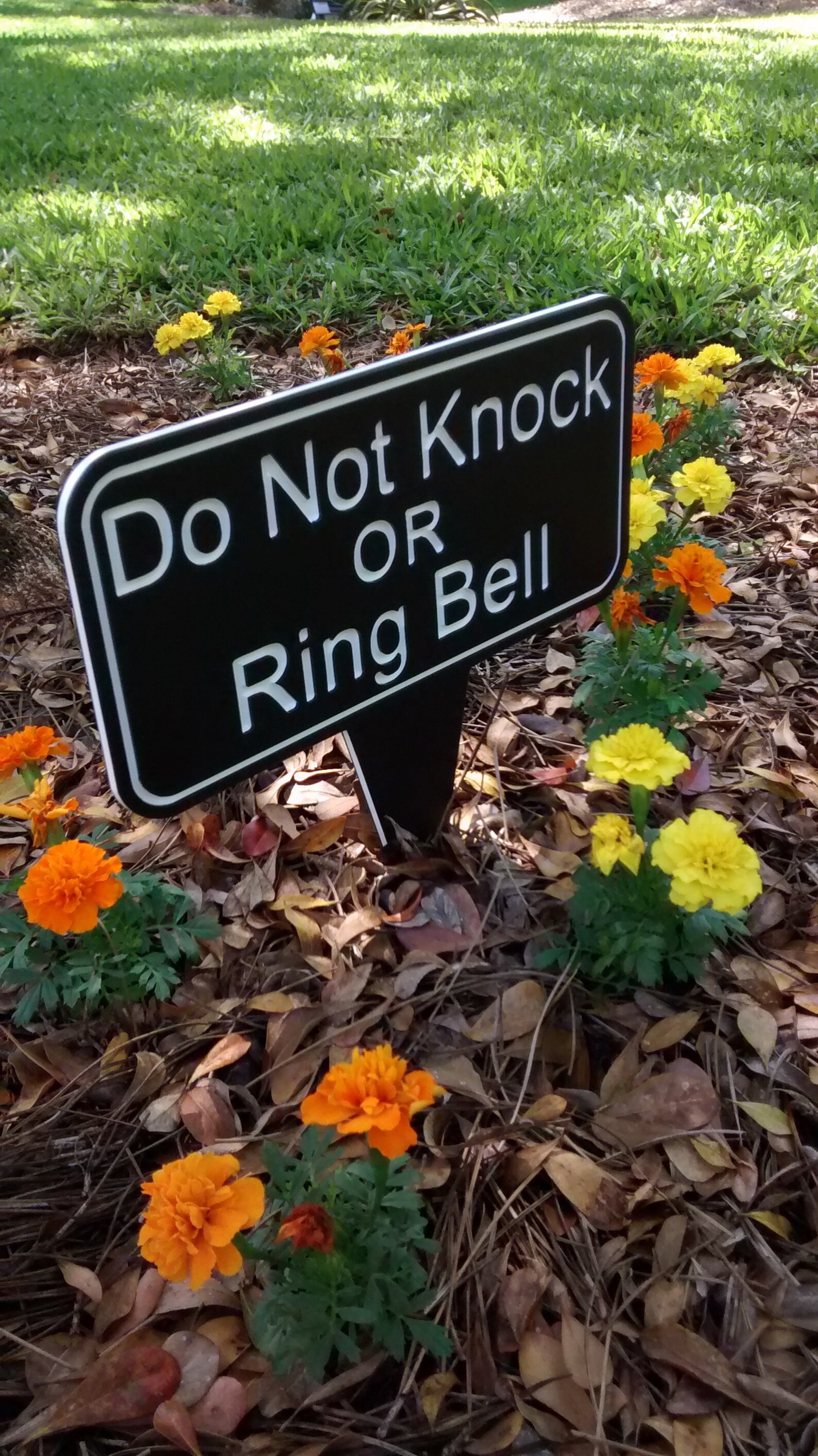 Do Not Knock or Ring Doorbell Sign Do Not Knock Sign Do Not Etsy