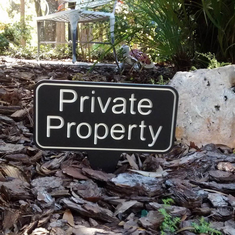 Private Property, Private Property Sign, Private Property No Trespassing, Private Property No Trespassing Sign, Private Property Yard Sign image 9