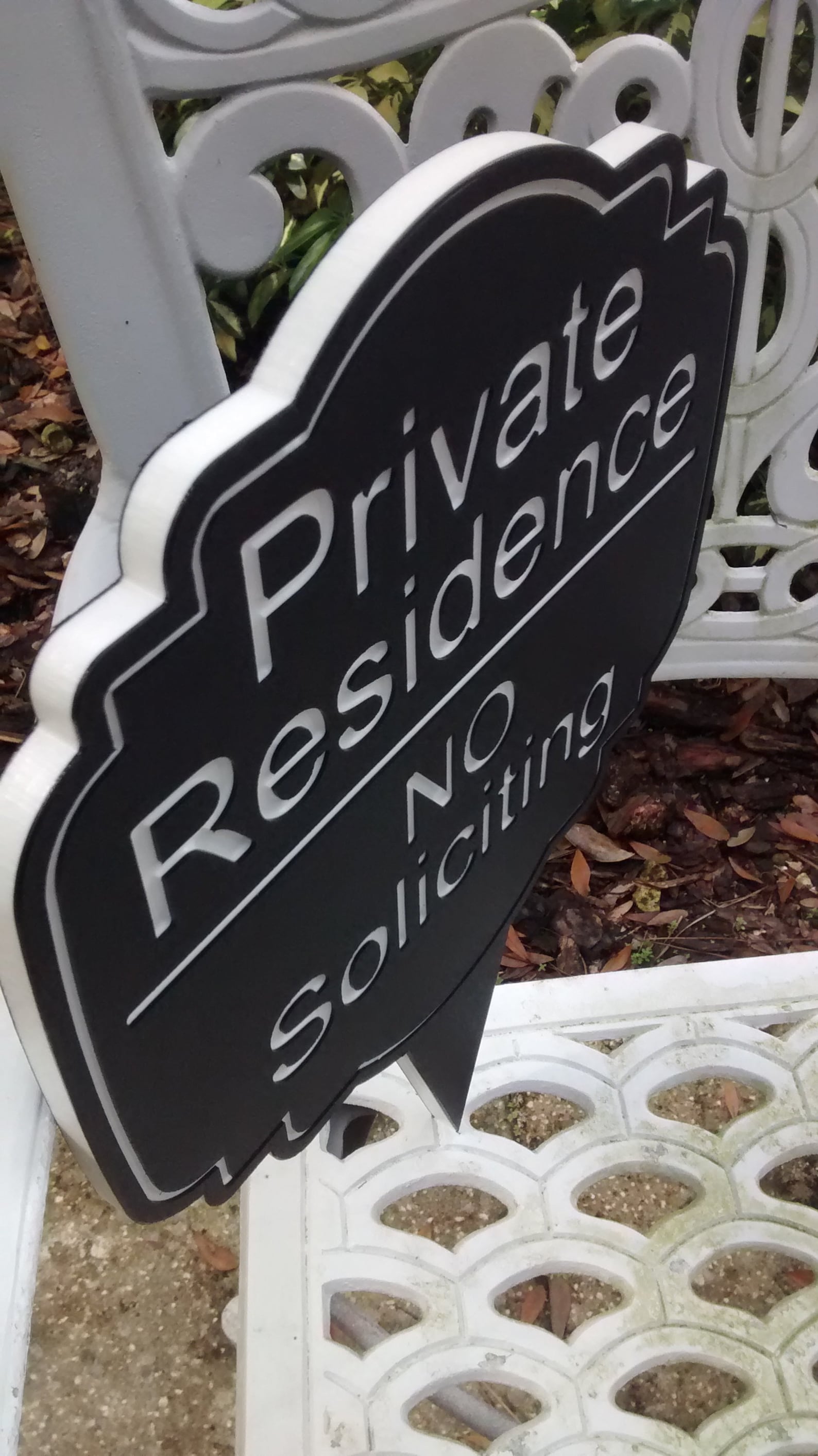 Residence Signe Private Residence, Outdoor Sign, Yard Sign, Warning Sign, Lawn Sign ...