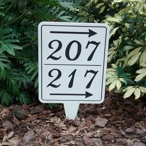 House numbers with Arrow, Personalized address Sign, Custom Address Sign, Custom Number Sign, Personalized Home Numbers Sign, Street Address