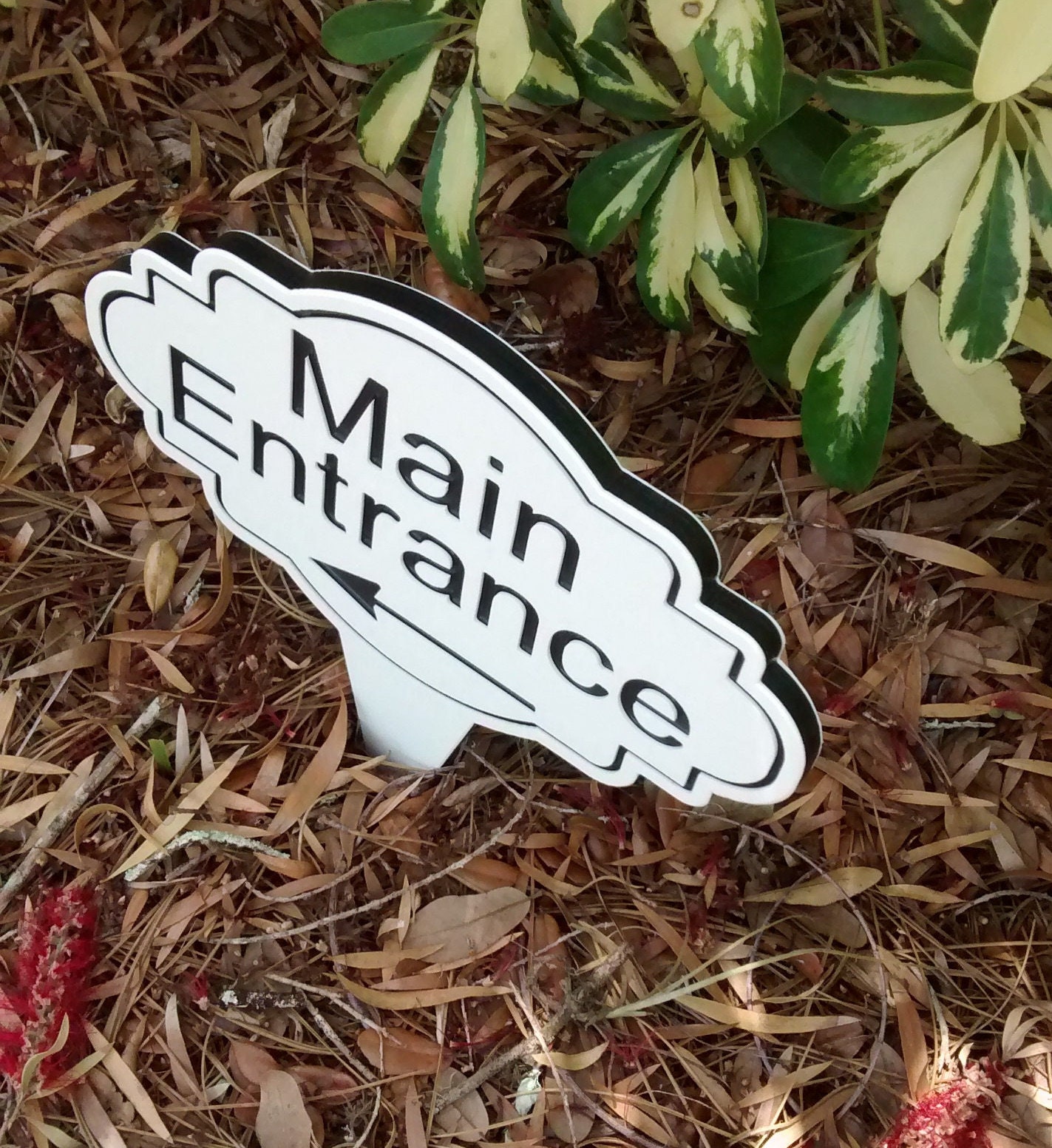 Entrance Sign, Directional Sign, Enter Sign, Business Signage, Front ...