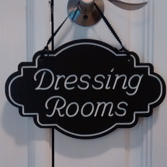 Shop Signs Boutique Signs Dressing Room Changing Room Clothing Shop Store Fitting Room Privacy Room Clothing Boutique Dressing Plaque