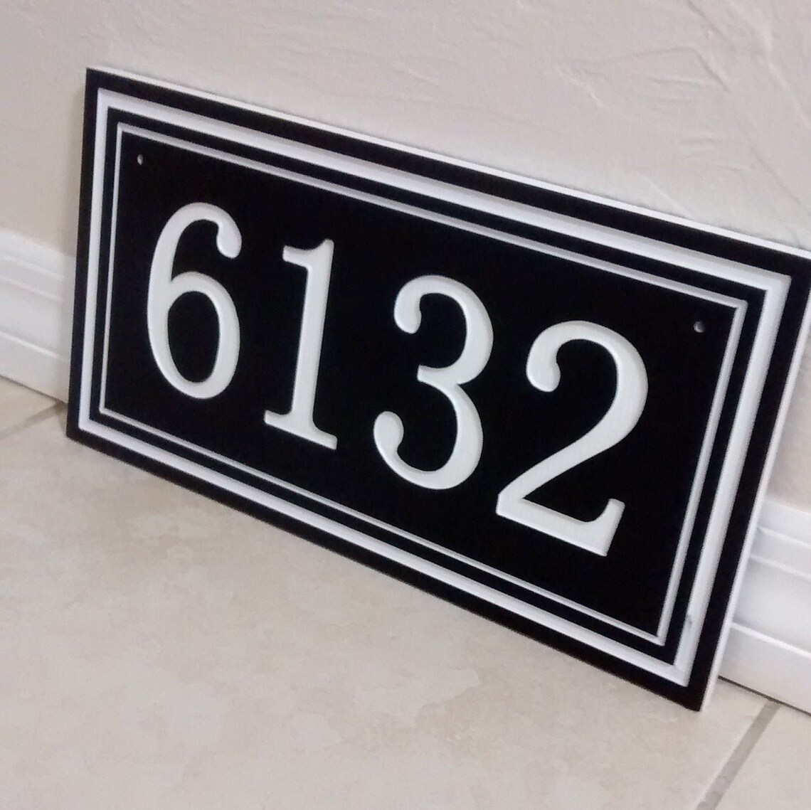 House Number House Number Plaque Address Sign House Number Etsy