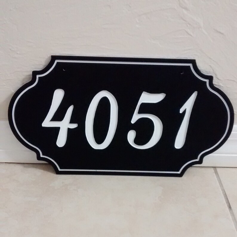 House Number Plaque House Numbers House Number Sign Address Etsy