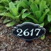 House Number, House Number Plaque, Address Sign, House Number Yard Sign ...