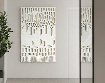 By ShieldsandBronne Stone finish wall sculpture modern minimalist relief 3d wall art