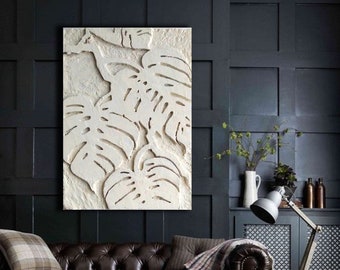 By ShieldsandBronne Stone finish wall sculpture modern minimalist relief 3d wall art