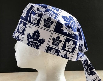 Toronto Maple Leafs Scrub Cap: Unisex Cotton Doctor/Nurse Hat