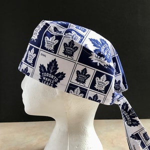 Toronto Maple Leafs Unisex Chirurgische Scrub-Kappe, Doktorhut, Krankenschwester-Hut, TML-Peelkappe, Kochkappe, Herren- oder Damen-Peelingkappe, Zahnkappe