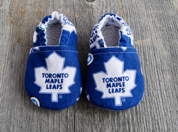 Toronto Maple Leafs Baby Booties Hockey Booties Toronto - Etsy