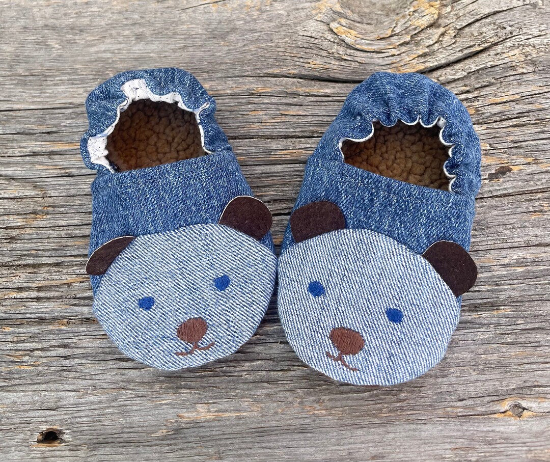 Boys Teddy Bear Smocked Footsie