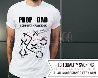 Prop Dad Playbook - PNG SVG Digital Design (Instant Download)