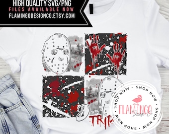Freitag das 13. Shirt - Digitale Datei - SVG - PNG - Transferdatei - Don't Trip - Gruseliges Shirt - Halloween - Freaky Freitag - Sofort