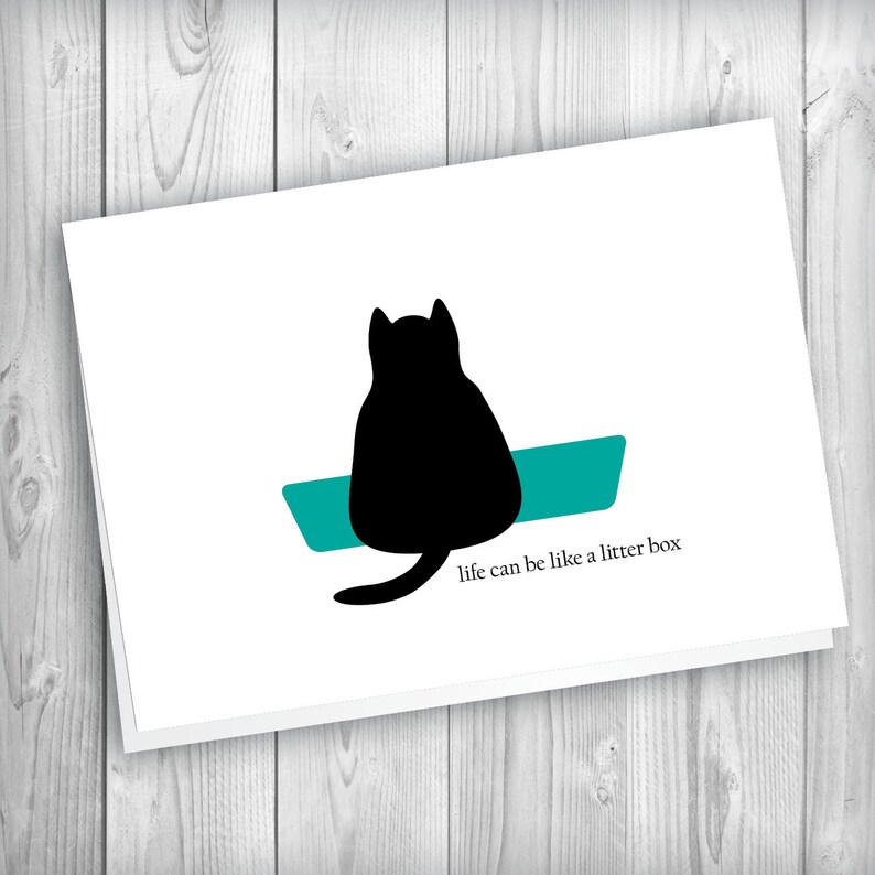 Too much poop in a friend/'s life calls for this DIY card to say you care