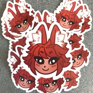 AKIKO Kitsune Fuchs Japanische Vinyl Sticker
