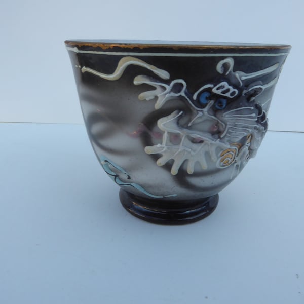 Vintage Dragon Ware Porcelain Demi Tasse Tea Cup Made in Japan