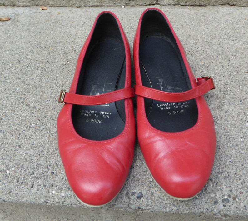 Vintage Tic Tac Toe Red Leather Square Dancing Shoes Size 5 W - Etsy