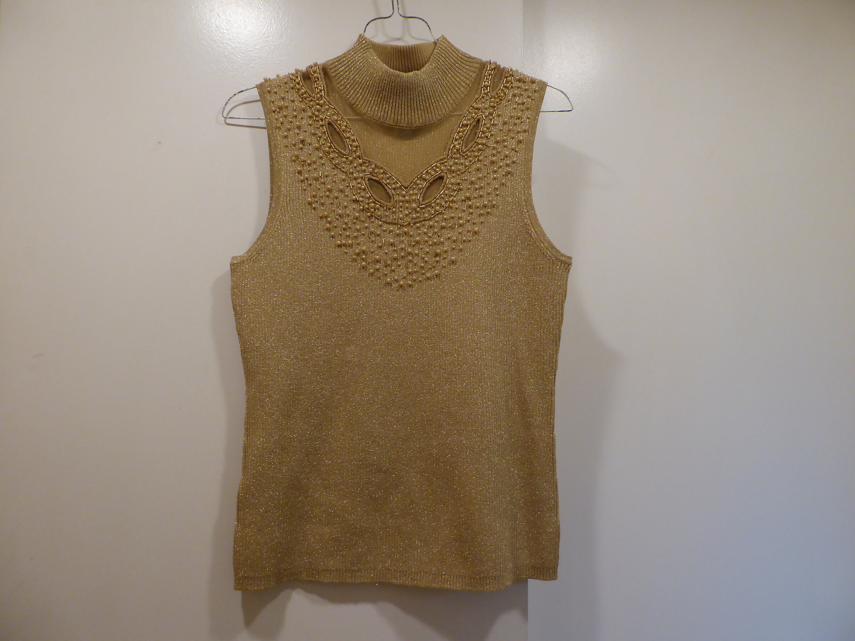 Vintage Cable & Gauge Silk Cotton Gold Metallic Thread