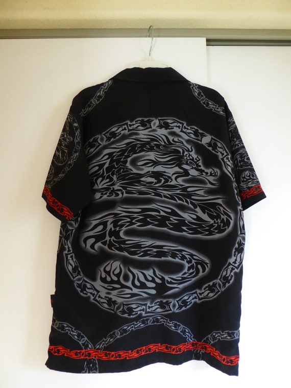 Vintage Men's Dragon Clothing Shirt Size S - image 2