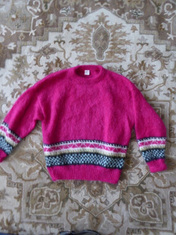 Vintage Turkish Sweater by Anelsan Handmade  Wool… - image 1