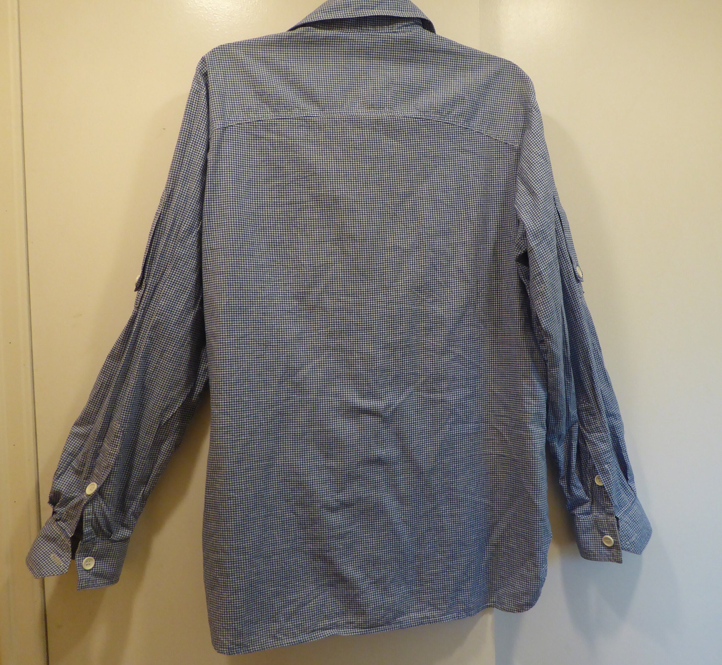 Chemise à carreaux vichy bleus | Café Coton