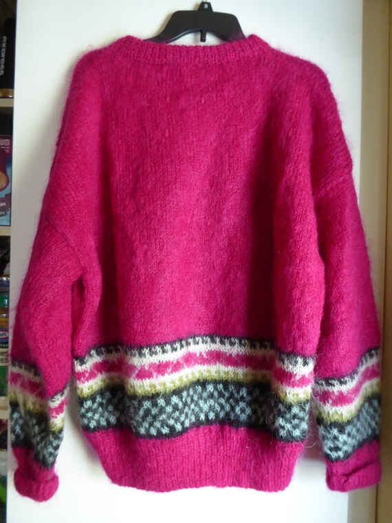 Vintage Turkish Sweater by Anelsan Handmade  Wool… - image 4