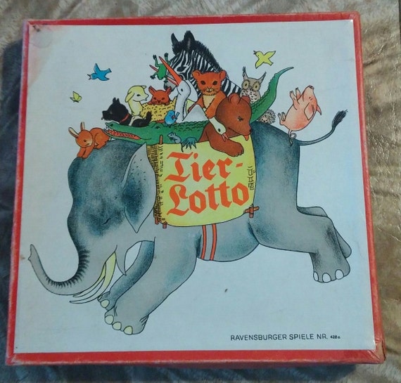 Games Puzzles Toys Games Rare Vintage 19 Ravensburger Spiele Nr 428 Animal Tier Lotto Game