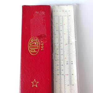 Vintage Frederick Post 1447 Slide Ruler Sealed in Box Made in Japan