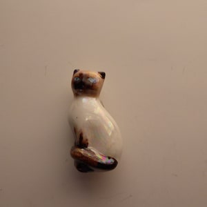 Ceramic Cat Pin — Siamese Social Club