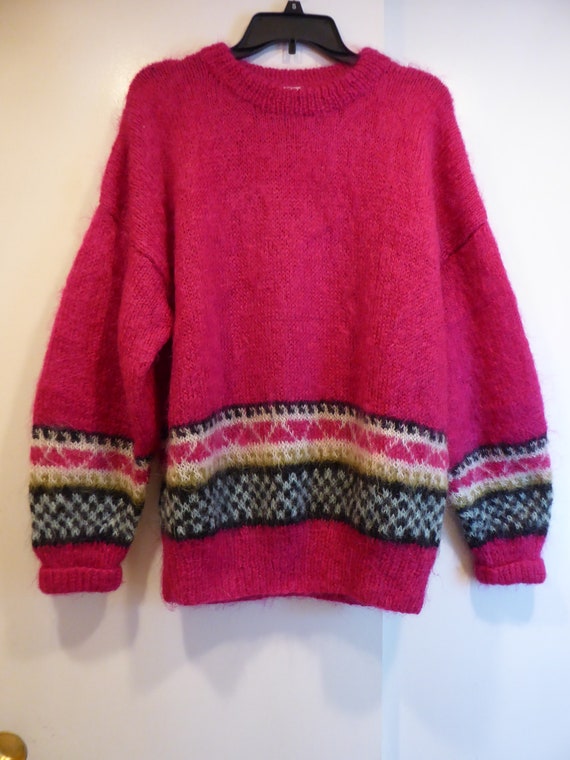 Vintage Turkish Sweater by Anelsan Handmade  Wool… - image 2