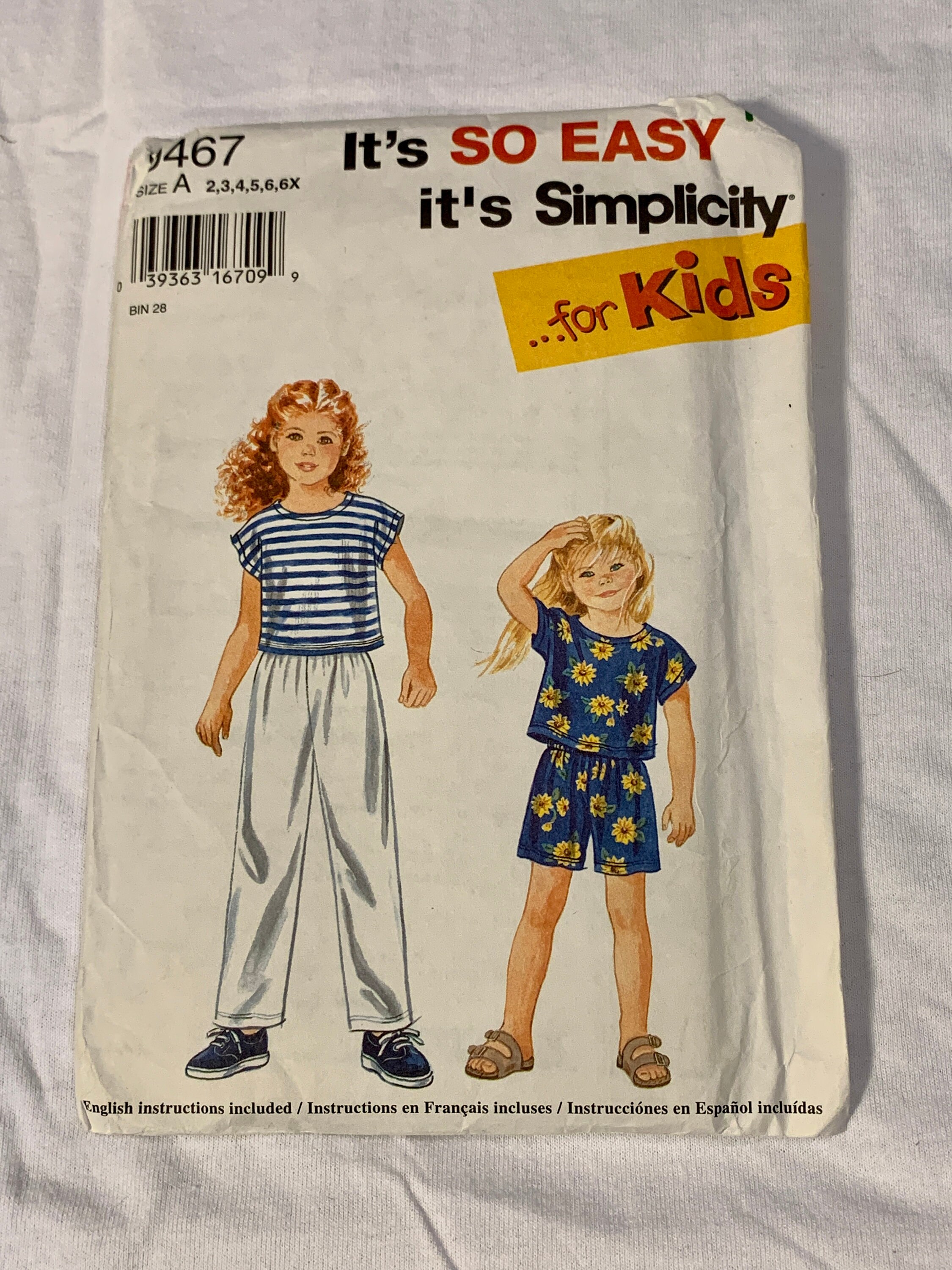 Sewing Pattern Multi Sized Sewing Pattern Un Cut Sewing - Etsy Canada