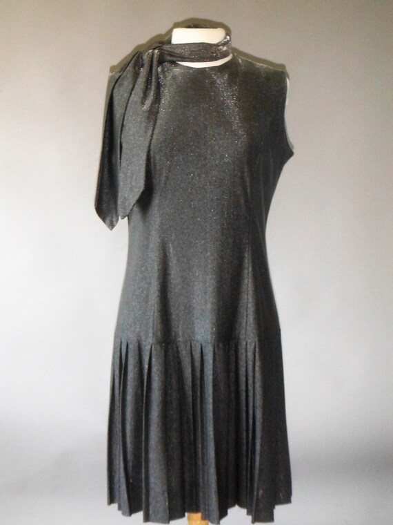 gunmetal cocktail dress