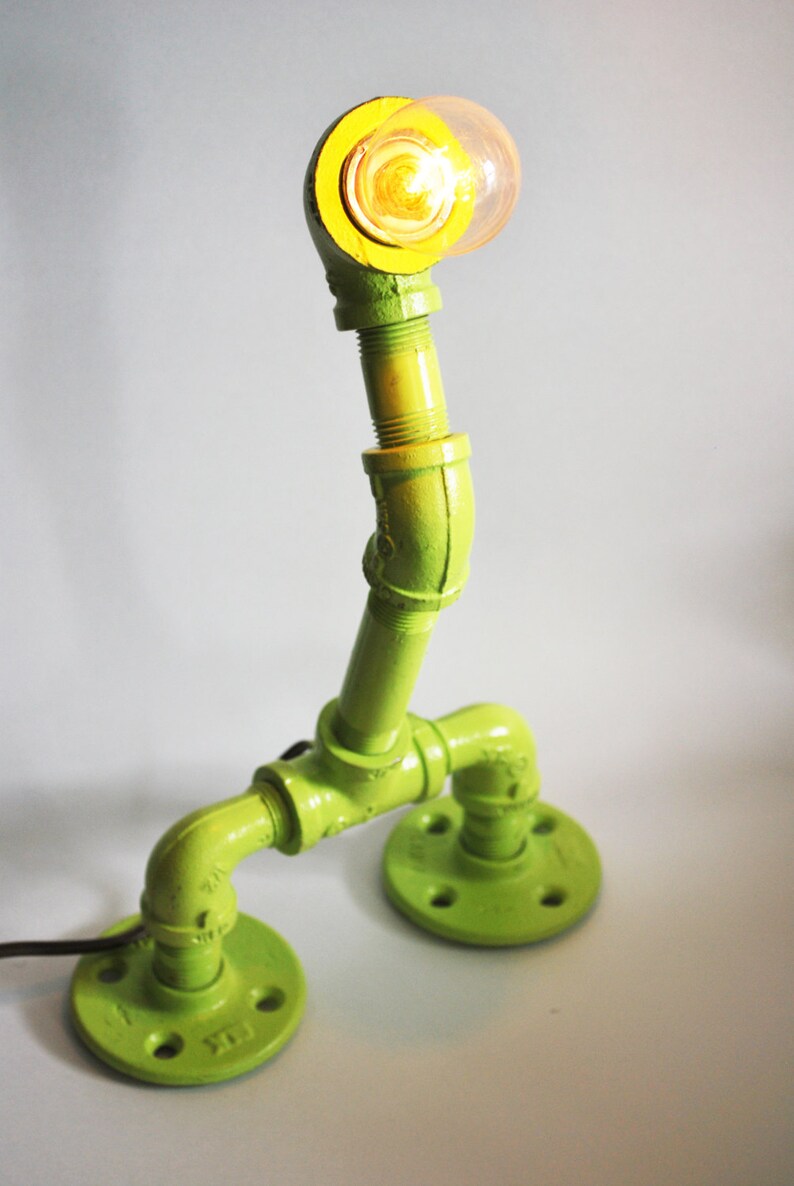 Robot Pipe Lamp Multiple Colors Available Etsy