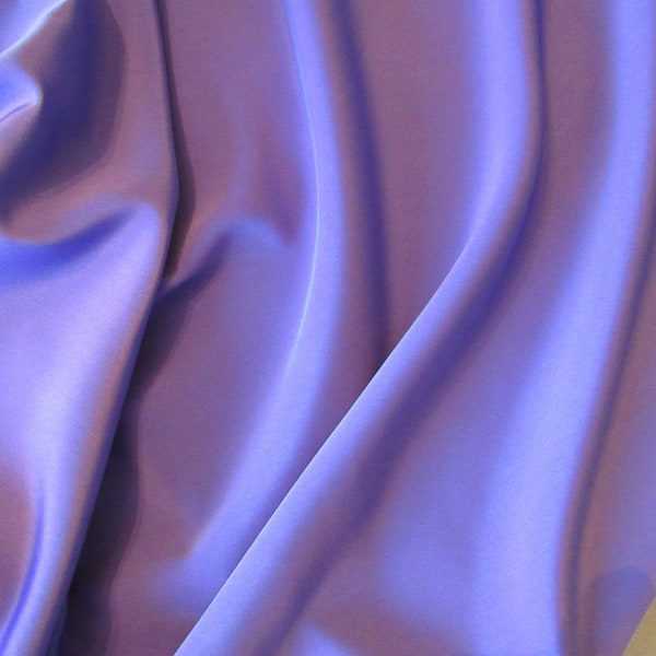 Polyester Peachskin fabric in Purple color; 58" wide Polyester prom, bridesmaid, party dress fabric; Priced per 1 yard