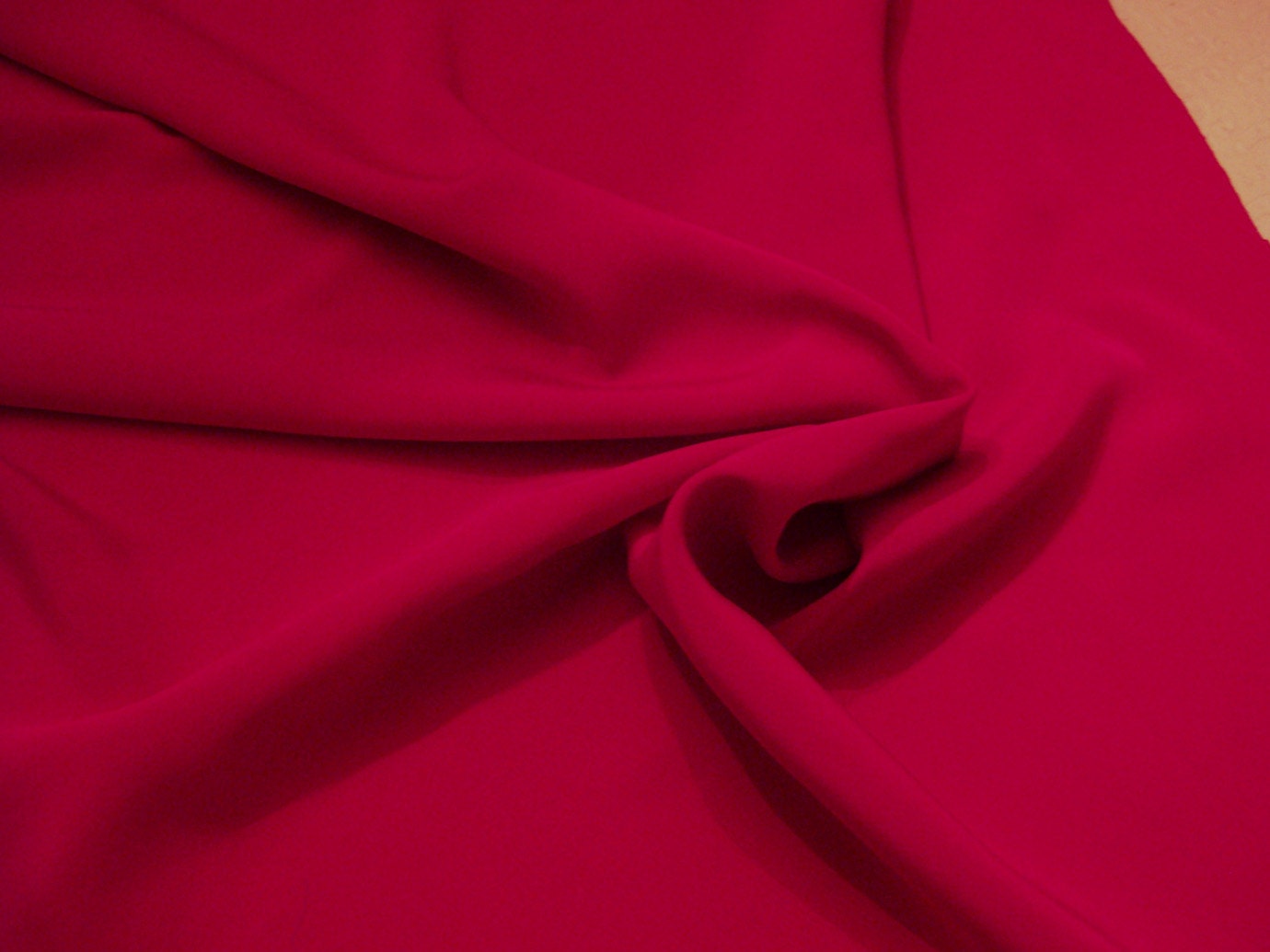 Fuchsia Color Peachskin Fabric 58 Polyester Peachskin Etsy