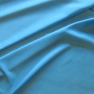 SALDI*** Fodera in peluche di poliestere pongee di colore blu pavone; larghezza 60&quot;; per balli di fine anno, damigelle d&#39;onore, abiti da festa, decorazioni per la casa; prezzo per 1 iarda