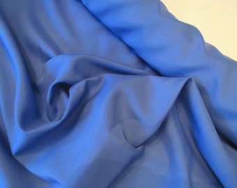 SALE*** Polyester Pongee Plush Lining Light Royal Blue color; 60" wide lining fabric; dressmaking, home dec fabric; priced per 1 yard