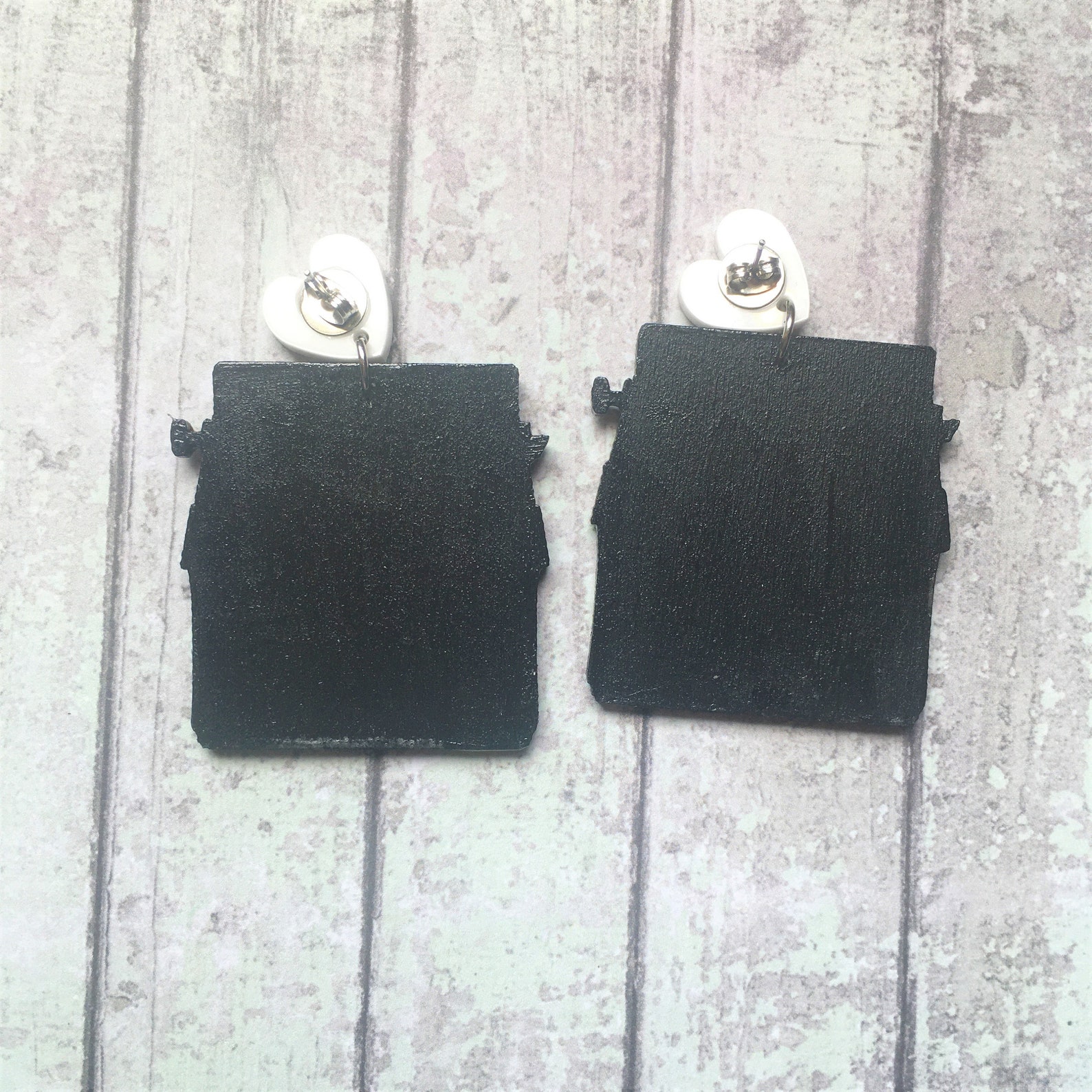 Typewriter earrings statement earrings big office work Etsy